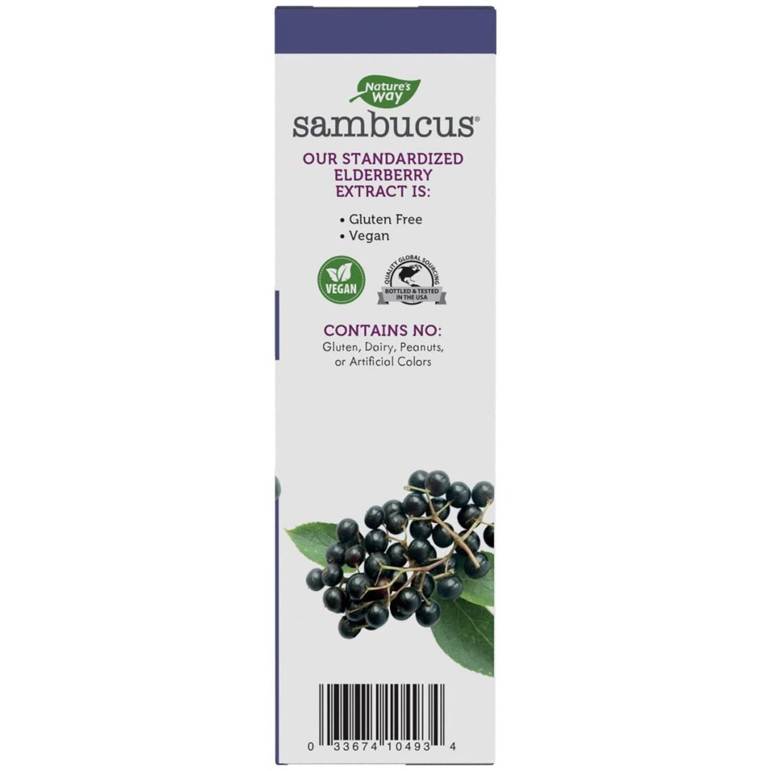 Nature's Way Sambucus Elderberry Drops with Ultra Strength Elderberry, Immune Support*, Made from 6400mg of Elderberries per 1 mL, 1 Fl. Oz. - The Oasis of Health