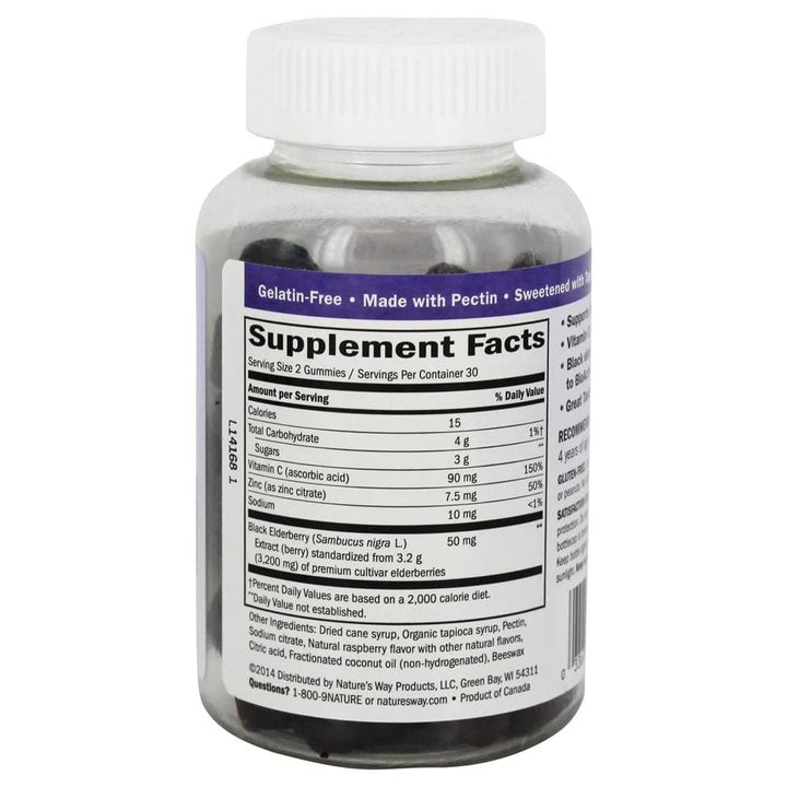 Nature's Way Sambucus Gummies - 60 Count - The Oasis of Health