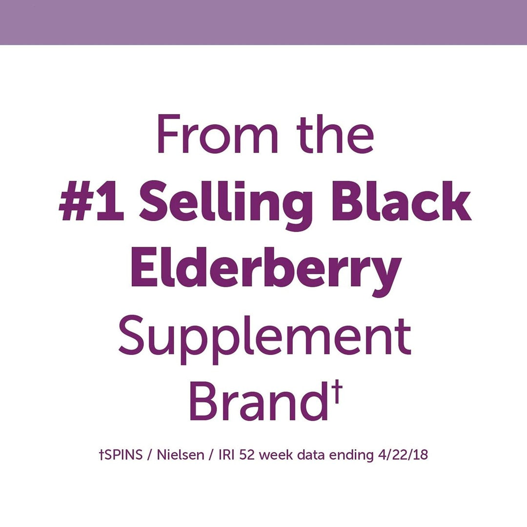 Nature's Way Sambucus Organic Elderberry Syrup for Kids - 4 Fl. Oz - Great Tasting - Gluten - Free - The Oasis of Health