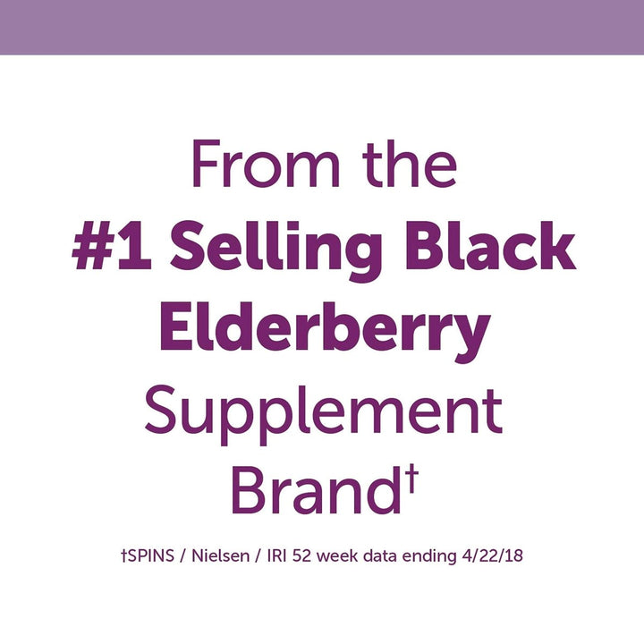 Nature's Way Sambucus Organic Elderberry Syrup for Kids - 4 Fl. Oz - Great Tasting - Gluten - Free - The Oasis of Health