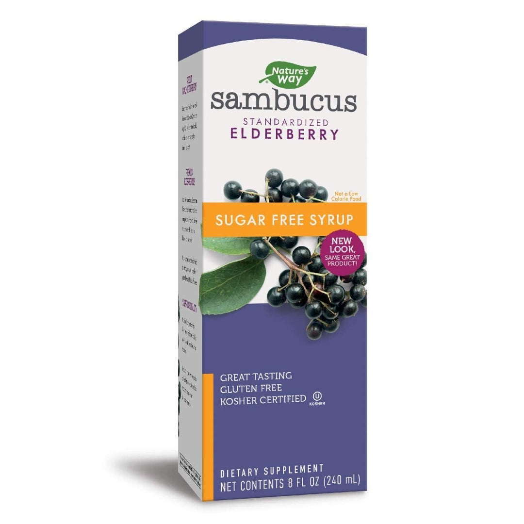 Nature's Way Sambucus Sugar - Free Elderberry Syrup, Traditional Immune Support*, 8 Fl Oz. - The Oasis of Health