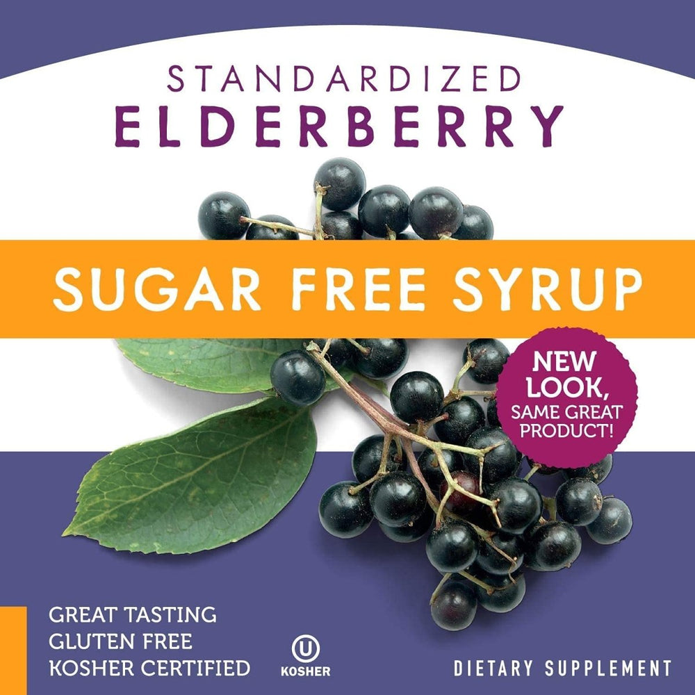 Nature's Way Sambucus Sugar - Free Elderberry Syrup, Traditional Immune Support*, 8 Fl Oz. - The Oasis of Health