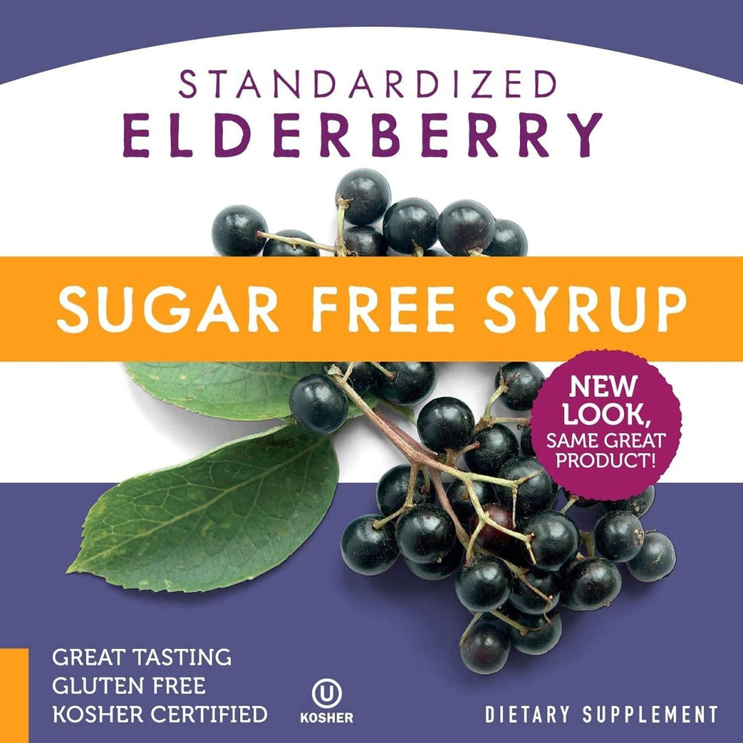 Nature's Way Sambucus Sugar - Free Elderberry Syrup, Traditional Immune Support*, 8 Fl Oz. - The Oasis of Health