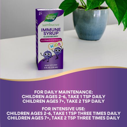 Nature'S Way Sambucus Syrup Sugar Free 4 Fz - The Oasis of Health