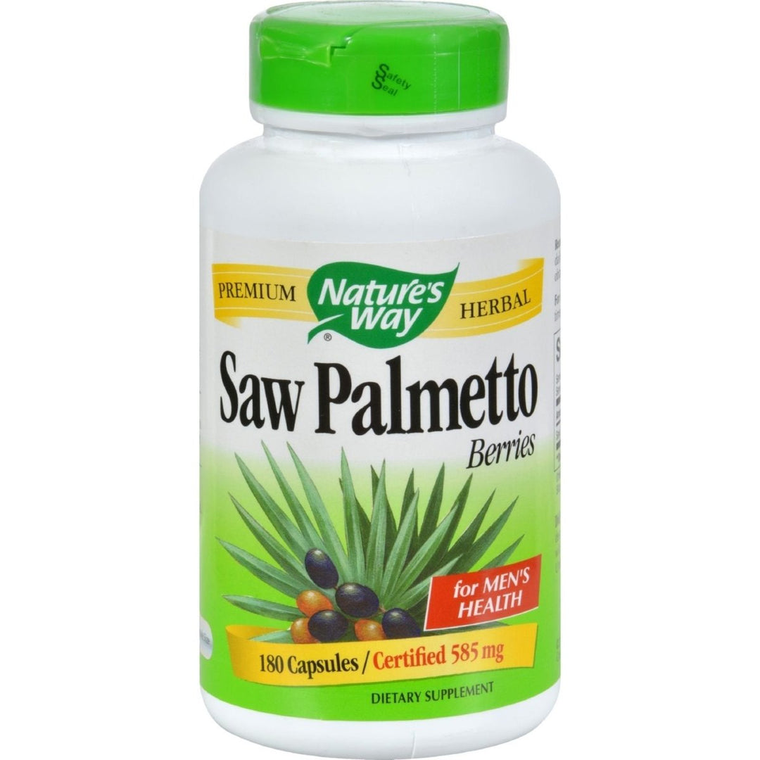 NATURE'S WAY SAW PALMETTO BERRIES, 180 CAP - The Oasis of Health