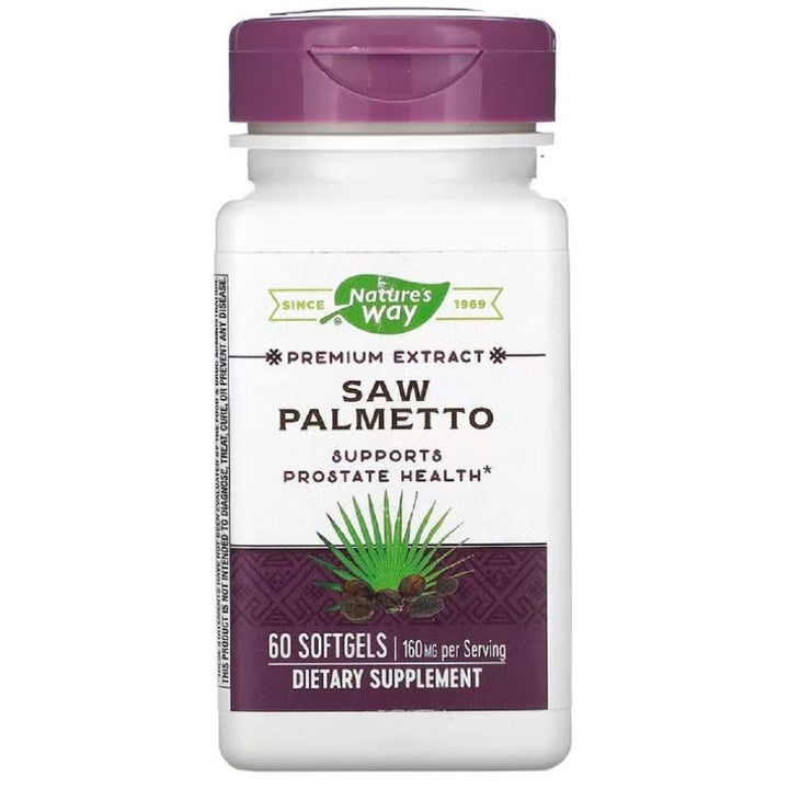 Nature'S Way Saw Palmetto Extract 60 Sgel - The Oasis of Health