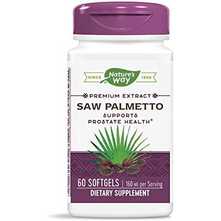 Nature's Way Saw Palmetto Extract 60 Softgels - 3 Pack - The Oasis of Health