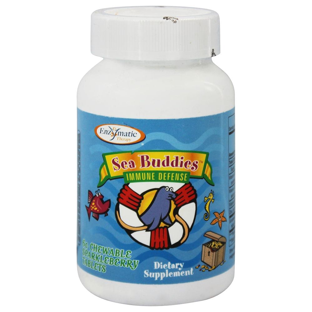 Nature's Way Sea Buddies Immune Defense Sparkleberry 60 Chewable Tablets - The Oasis of Health