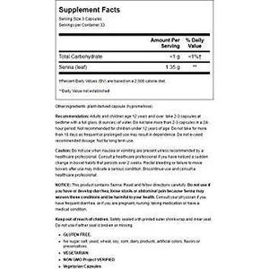 Nature's Way Senna 450 mg Herbal Laxative 100 Vegi Capsules - The Oasis of Health