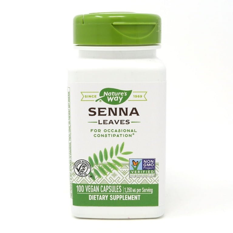 Nature's Way Senna Leaves 100 Vcaps - 4 Pack - The Oasis of Health