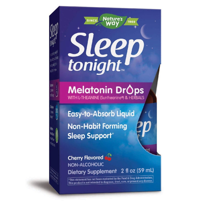 Nature's Way Sleep Tonight Melatonin Drops - 2 Oz, Cherry Flavor - The Oasis of Health
