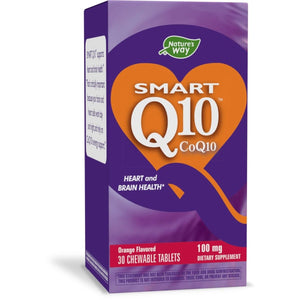Nature's Way SMART Q10 CoQ10 Chewables - Empowering Heart and Brain Health with a Burst of Orange Flavor - The Oasis of Health