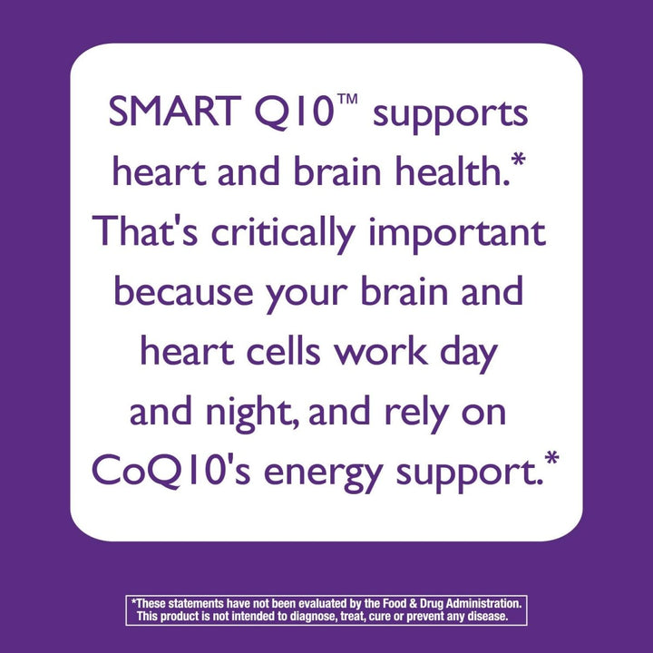 Smart Q10 Nature's Way Smart Q10 CoQ10 Maple Nut 30 Chewable Tablets – The Oasis ...