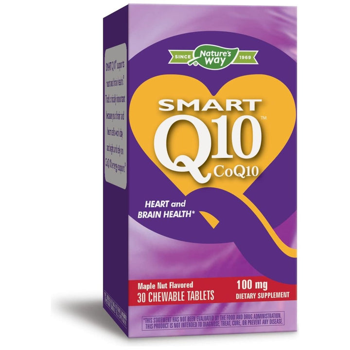 Nature's Way Smart Q10 CoQ10 Maple Nut 30 Chewable Tablets - The Oasis of Health