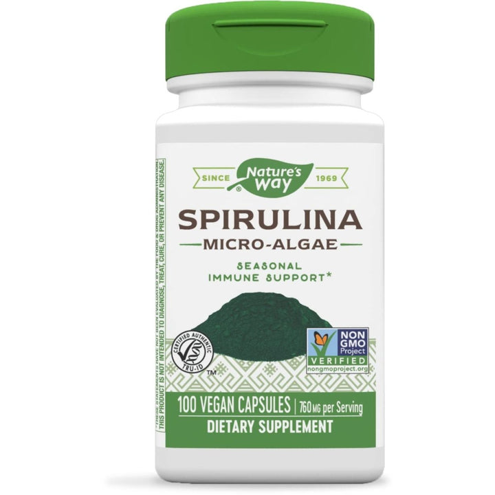 Nature's Way Spirulina Micro - Algae, 760 mg per serving - The Oasis of Health