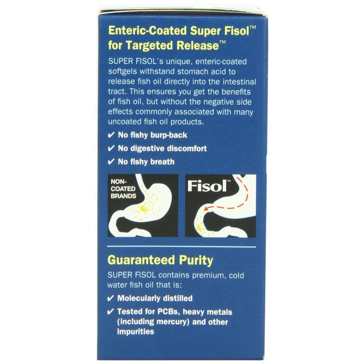 Nature's Way Super Fisol Fish Oil, Supports Heart and Joint Health*, 90 Softgels - The Oasis of Health