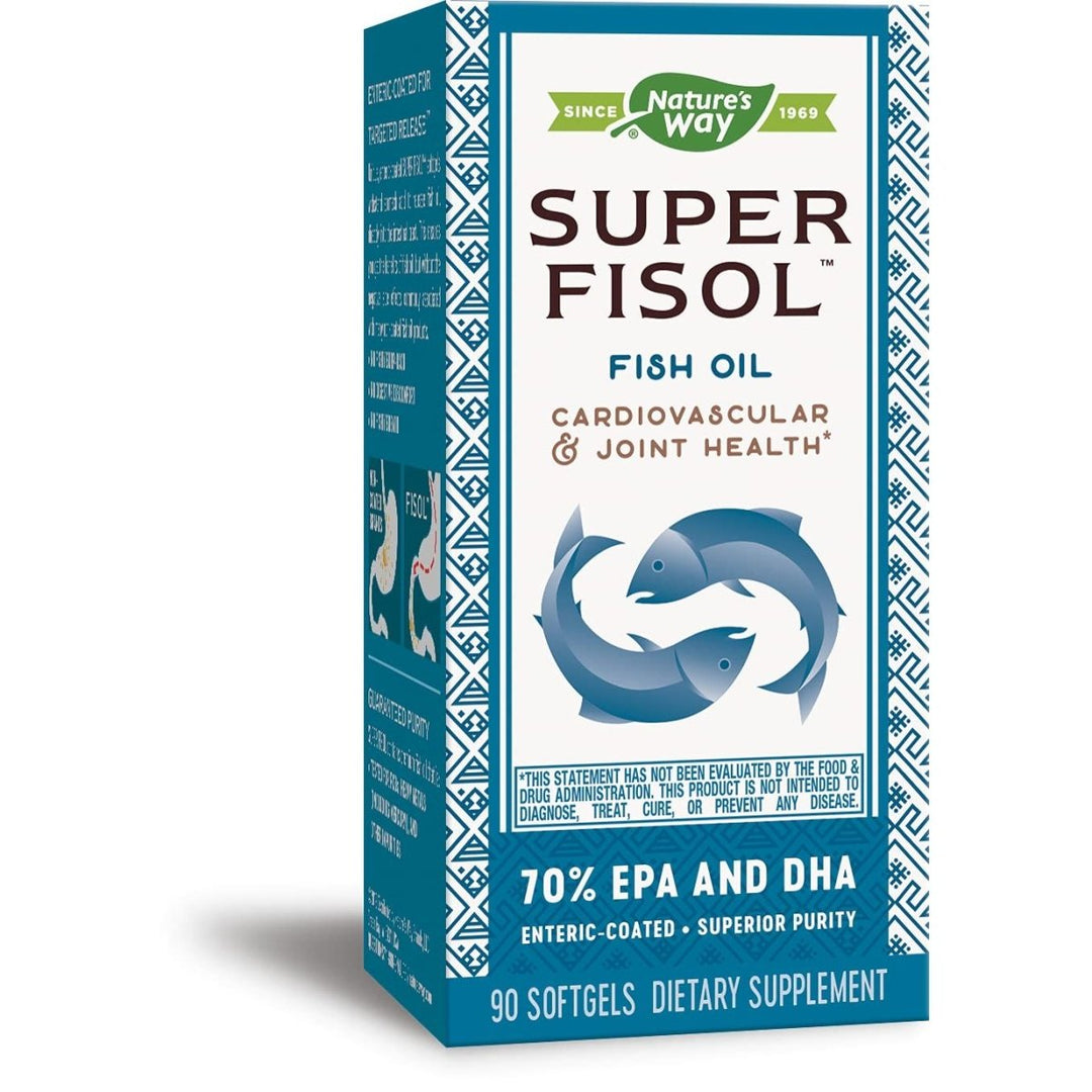 Nature's Way Super Fisol Fish Oil, Supports Heart and Joint Health*, 90 Softgels - The Oasis of Health