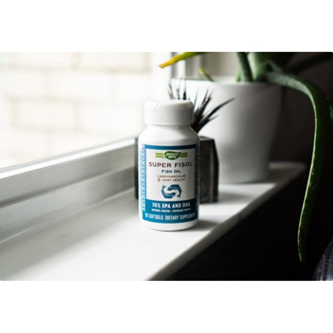 Nature's Way Super Fisol Fish Oil, Supports Heart and Joint Health*, 90 Softgels - The Oasis of Health