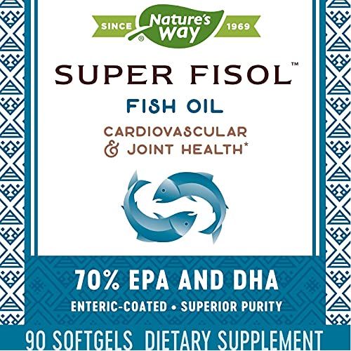 Nature's Way Super Fisol Fish Oil, Supports Heart and Joint Health*, 90 Softgels - The Oasis of Health