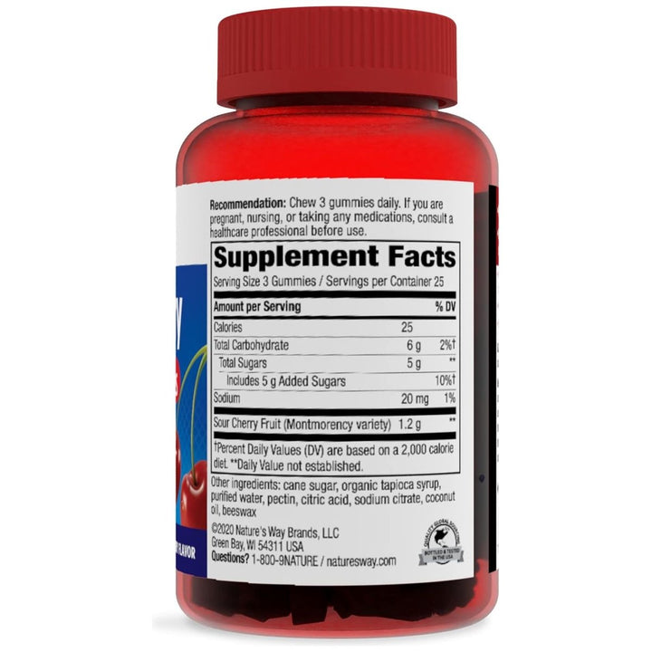 Nature's Way Tart Cherry 75 Gummies - The Oasis of Health