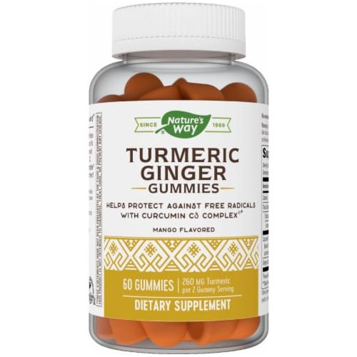 Nature's Way Turmeric Ginger Gummies 60 Count - The Oasis of Health