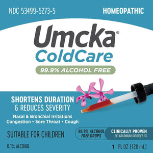 Nature's Way Umcka ColdCare Drops, Shortens Colds & Reduces Severity, Cherry Flavored Drops, 1 Fl. Oz - The Oasis of Health