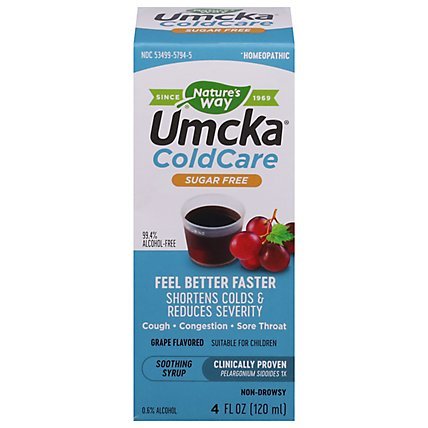 Nature's Way Umcka ColdCare Kids Cherry Syrup 4oz - The Oasis of Health