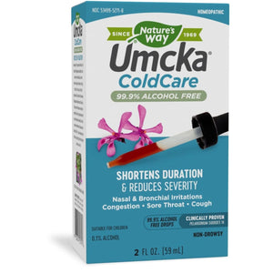 Nature's Way Umcka ColdCare Original Alcohol Free Drops, 2 fl oz - The Oasis of Health