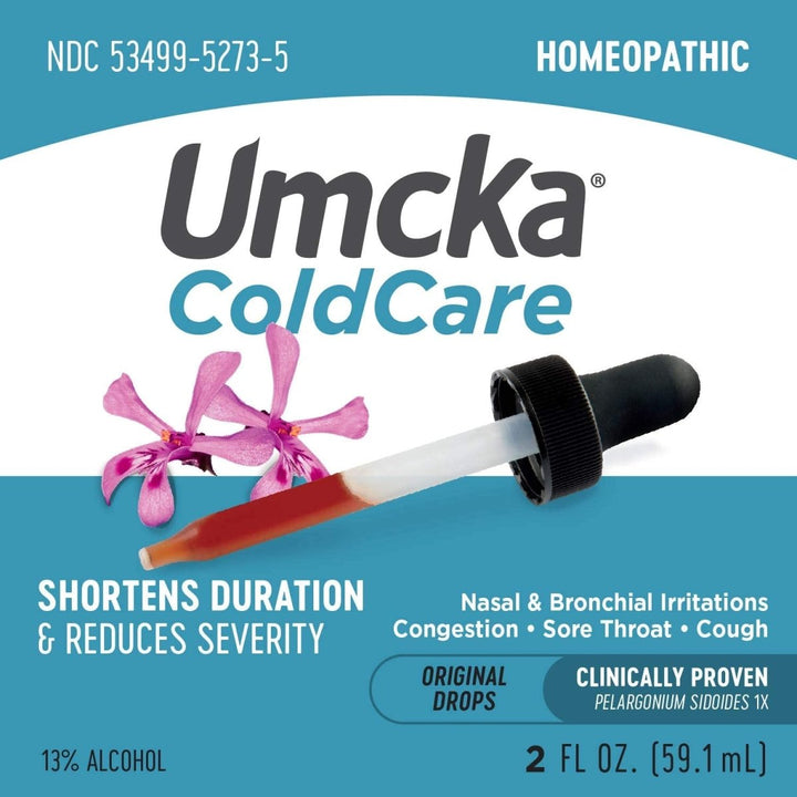Nature's Way Umcka ColdCare Shortens Duration & Reduces Severity, Original Drops, 2 Fluid Ounces - The Oasis of Health