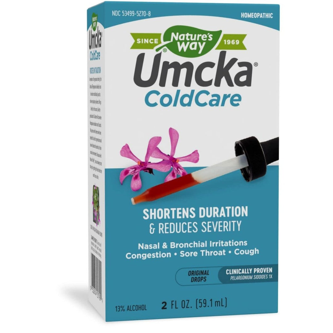 Nature's Way Umcka ColdCare Shortens Duration & Reduces Severity, Original Drops, 2 Fluid Ounces - The Oasis of Health