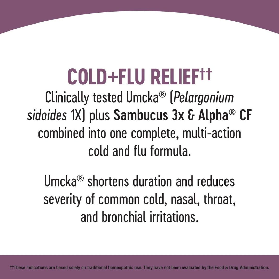 Nature's Way Umcka Cold+Flu Elderberry Syrup, Clinically Proven, Feel Better Faster, 4 Fl. Oz - The Oasis of Health