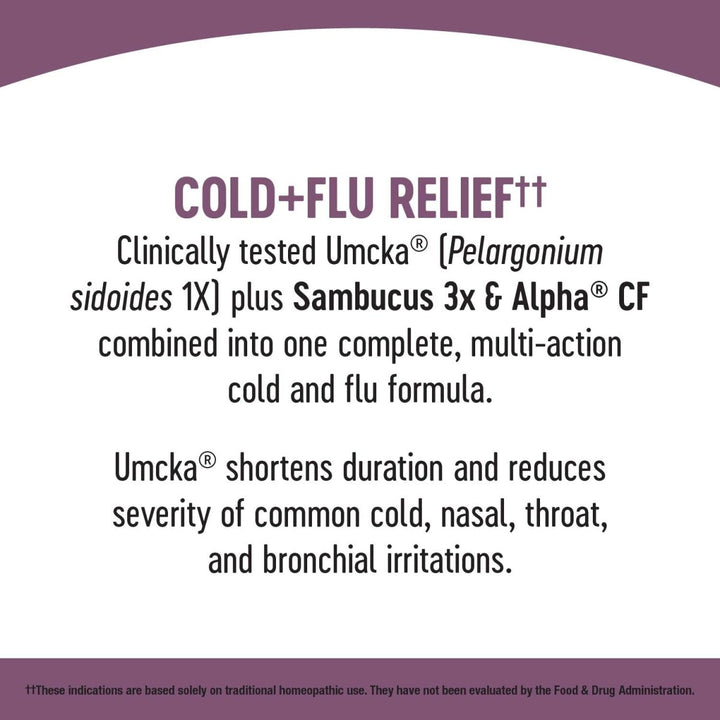 Nature's Way Umcka Cold+Flu Elderberry Syrup, Clinically Proven, Feel Better Faster, 4 Fl. Oz - The Oasis of Health