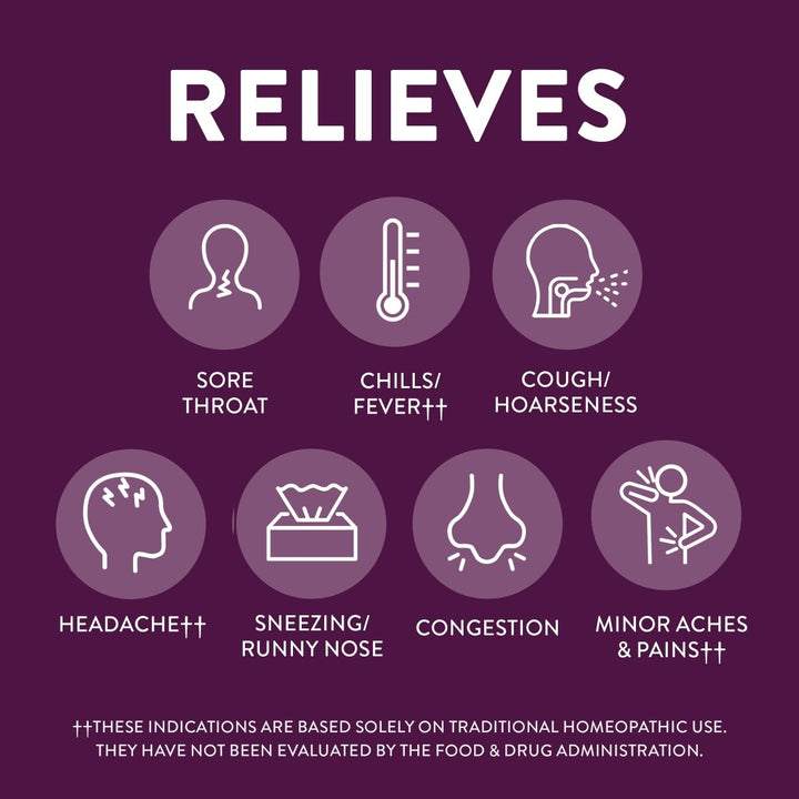 Nature's Way Umcka Cold+Flu Multi - Action Non - Drowsy, Berry Flavored, 20 Chewables - The Oasis of Health