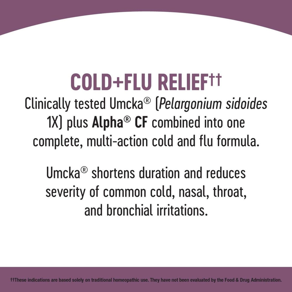 Nature's Way Umcka Cold+Flu Multi - Action Non - Drowsy Syrup, 99.95% Alcohol Free, 4 Oz, Berry Flavor - The Oasis of Health