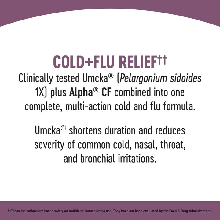 Nature's Way Umcka Cold+Flu Multi - Action Non - Drowsy Syrup, 99.95% Alcohol Free, 4 Oz, Berry Flavor - The Oasis of Health