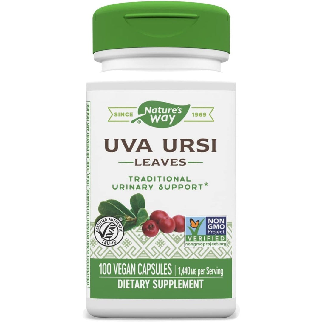 Nature's Way Uva Ursi 1440 mg 100 Capsules (Pack of 6) - The Oasis of Health
