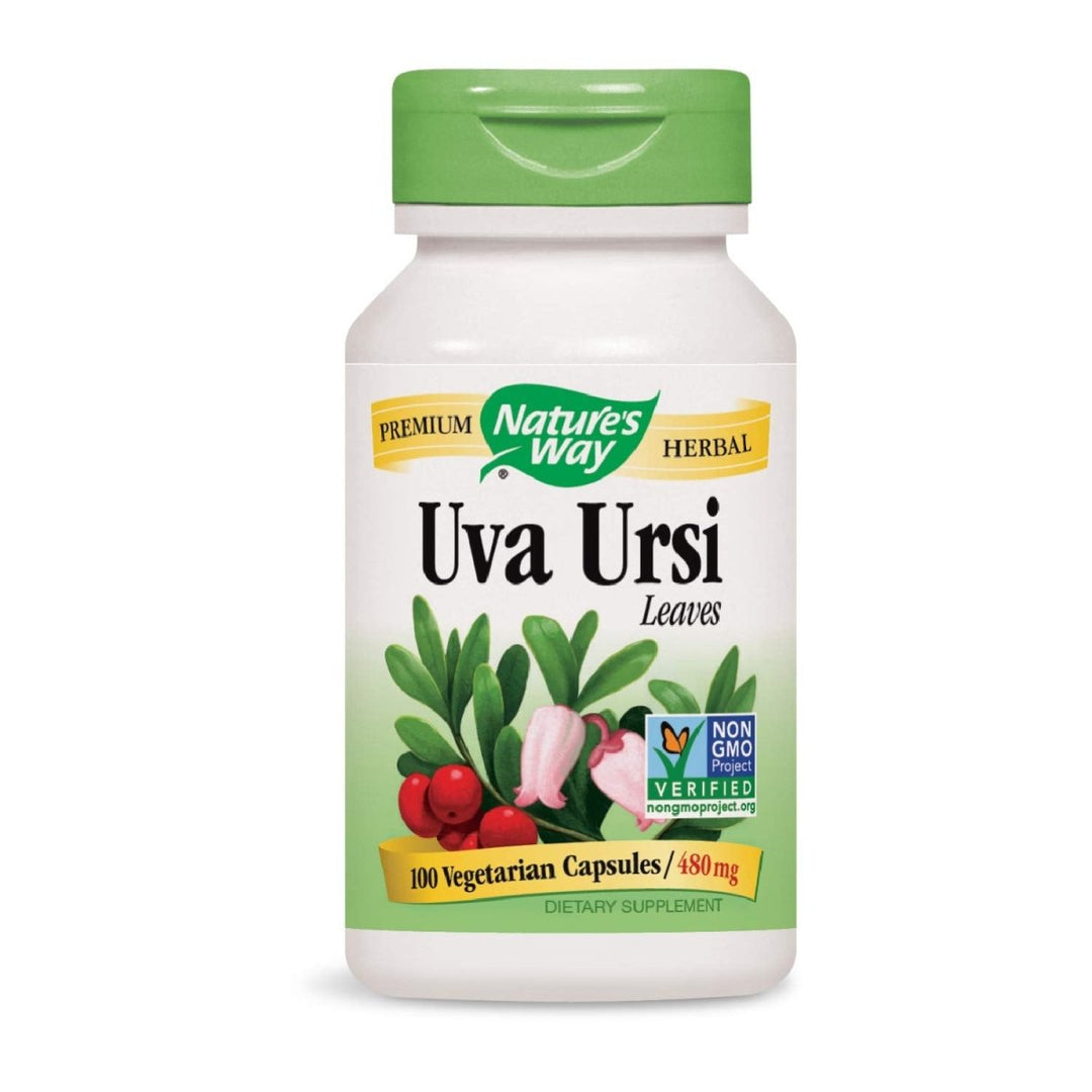 Nature's Way Uva Ursi 1440 mg 100 Capsules (Pack of 6) - The Oasis of Health