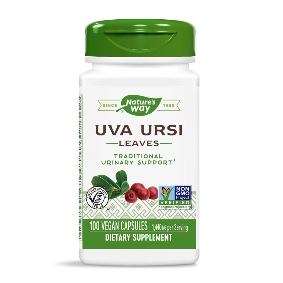 Nature's Way Uva Ursi 1440 mg 100 Capsules (Pack of 6) - The Oasis of Health