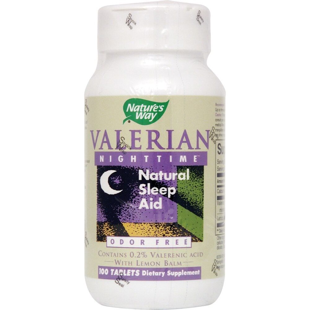 Nature's Way Valerian Nighttime 100 Tablets - The Oasis of Health