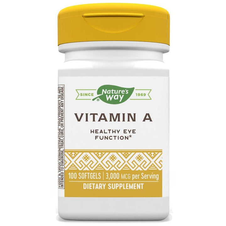 Nature's Way Vitamin A 10,000 IU 100 Softgels - The Oasis of Health