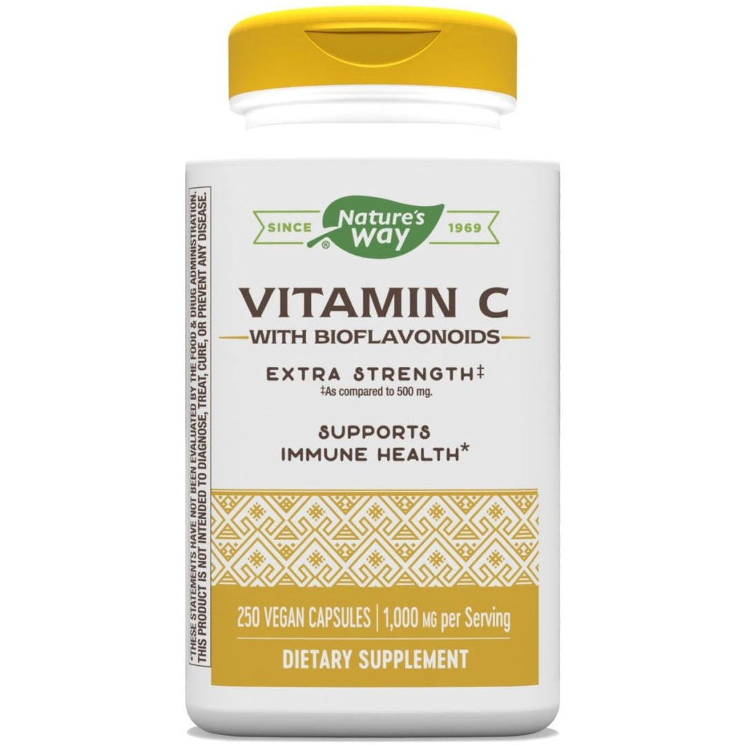 Nature's Way Vitamin C 1000mg with Bioflavonoids 250 Vcaps - The Oasis of Health
