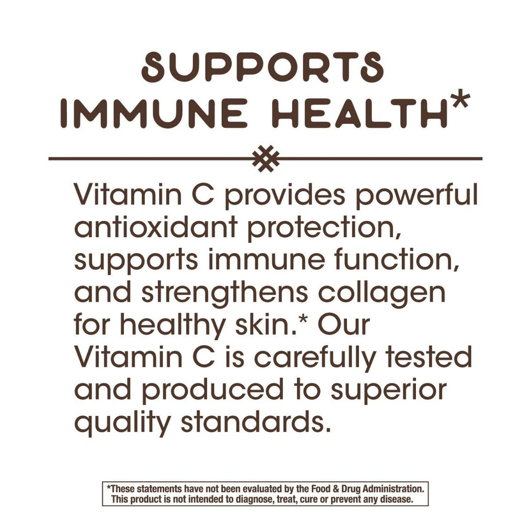 Nature's Way Vitamin C with Bioflavonoids, 1000 mg Vitamin C per Serving, 100 Capsules - The Oasis of Health