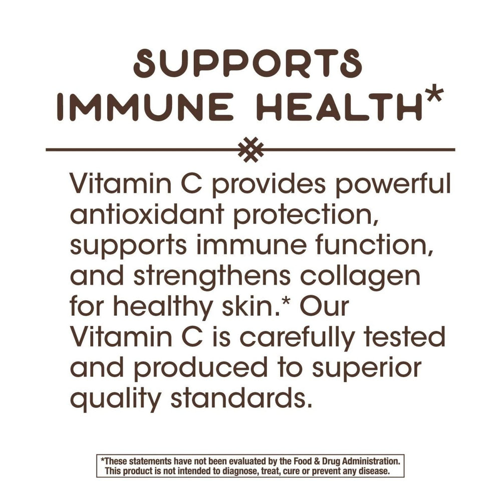 Nature's Way Vitamin C with Bioflavonoids, 1000 mg Vitamin C per Serving, 100 Capsules - The Oasis of Health