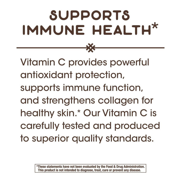 Nature's Way Vitamin C with Rose Hips; 1000 mg per Serving; 100 Capsules - The Oasis of Health