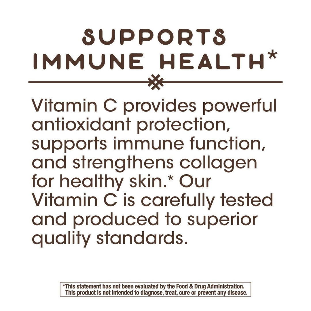 Nature's Way Vitamin C with Rose Hips - Powerful Immune Support and Antioxidant Protection - 1000 mg per Serving, 250 Capsules - The Oasis of Health