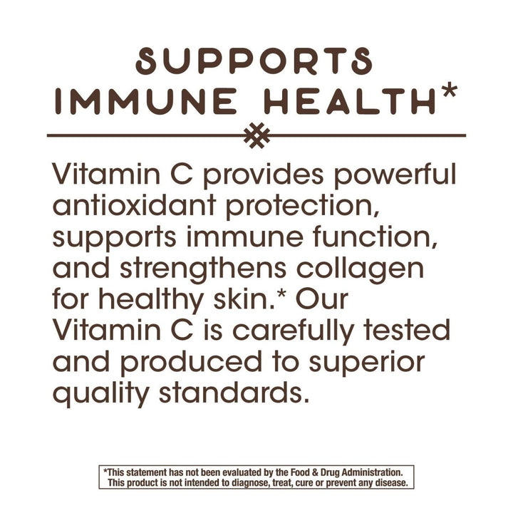 Nature's Way Vitamin C with Rose Hips - Powerful Immune Support and Antioxidant Protection - 1000 mg per Serving, 250 Capsules - The Oasis of Health