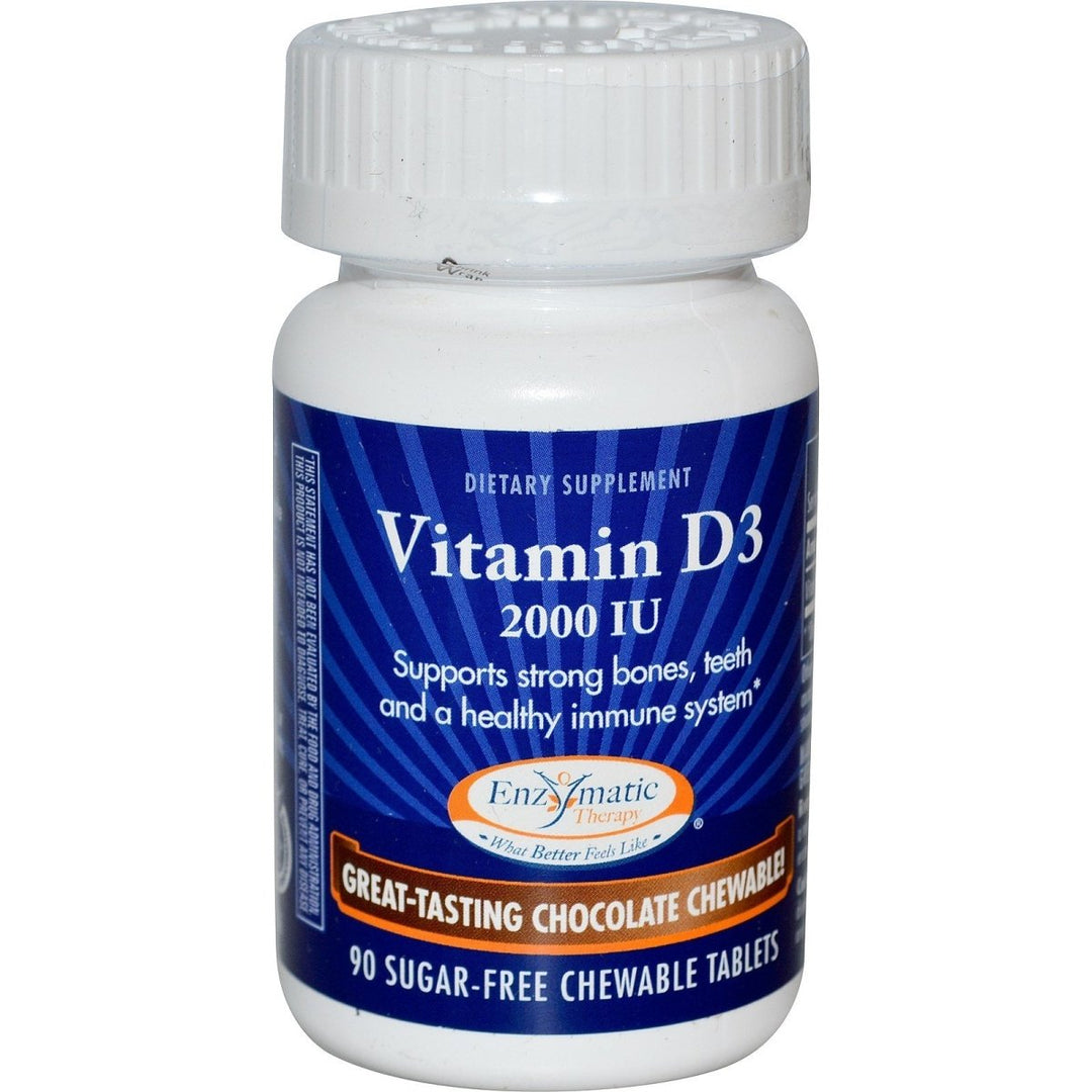 Nature's Way Vitamin D3 Extra Strength 90 Chewable Tablets - The Oasis of Health