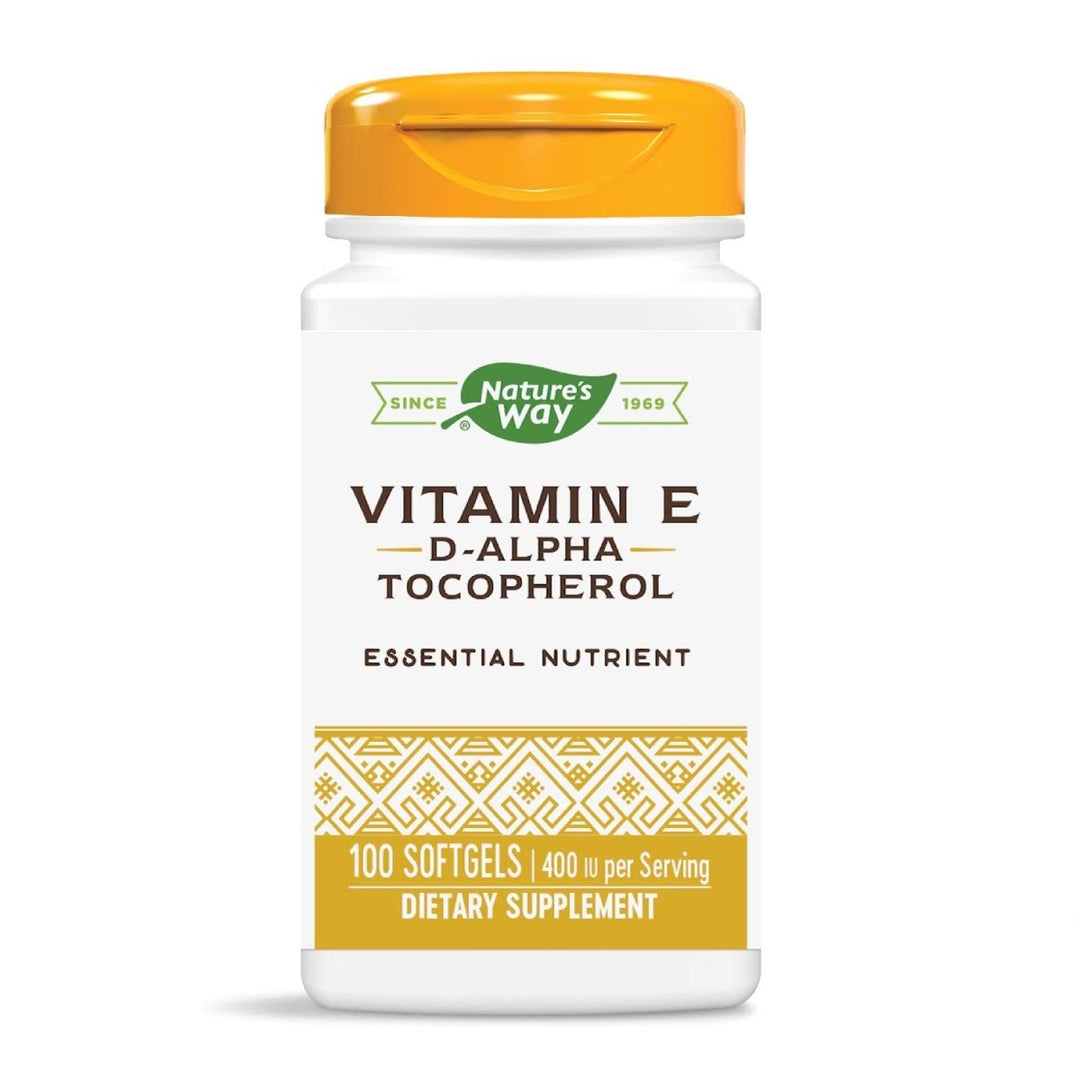 Nature's Way Vitamin E D - Alpha Tocopherol 100 SG 40211 - The Oasis of Health