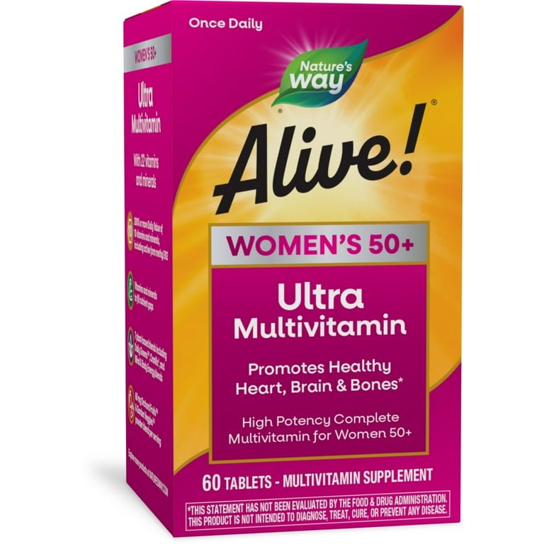 Nature's Way Way Alive! Women’s 50+ Ultra Potency Complete Multivitamin 150 Tablets - The Oasis of Health