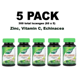 Nature's Way Zinc Lozenges 60 - 3 Pack - The Oasis of Health